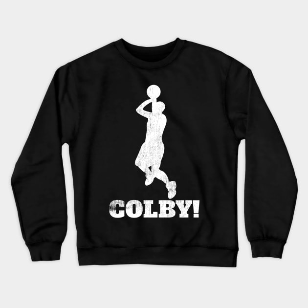 Colby Basketball Shot Crewneck Sweatshirt by Swagazon